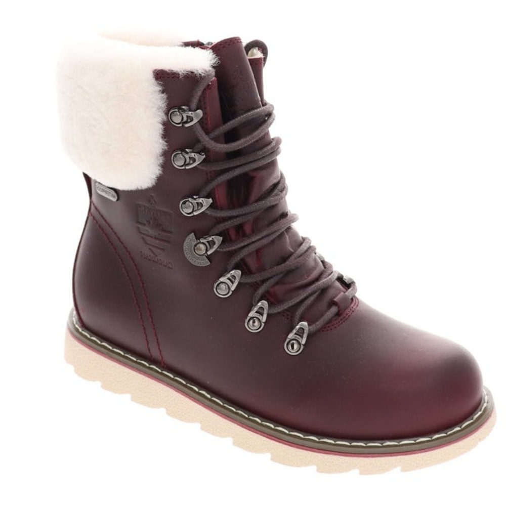 Royal Canadian Cambridge Winter Boots‎ Size 7 Waterproof Leather Shearling -30°C